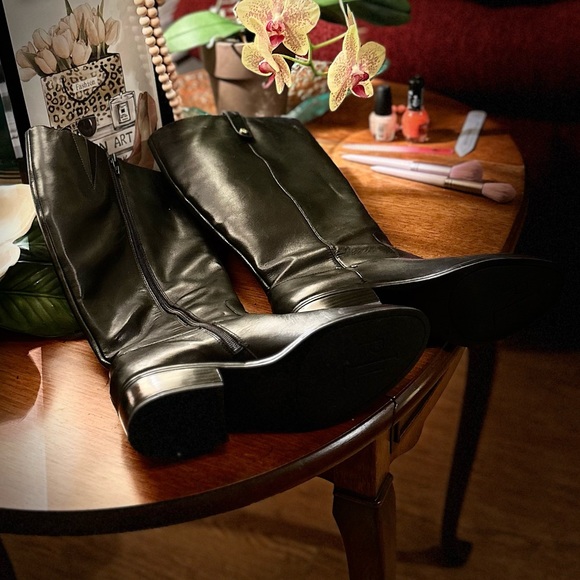 LAUREN RALPH LAUREN MASIKA LEATHER RIDING BOOTS SIZE 7.5B - Picture 11 of 11